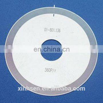 acid etching stainless steel 316 optical encoder disk wheel