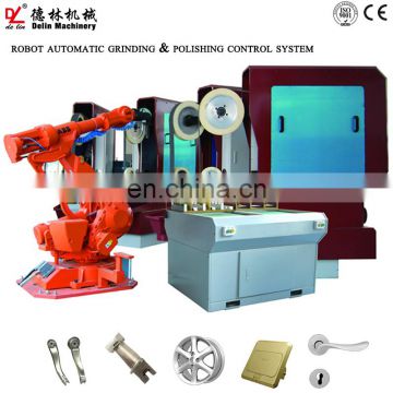 Robot operation metal thread processing grinding and polishing machine