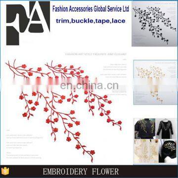 high quality Sewing Floral Flower Motif Venise Lace Applique for Garment Embroidery Lace patch 36cm