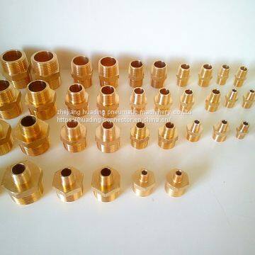 Brass Male Nipple M1/4xM1/4 , BSP ,BSPT,NPT,G,ZG Thread Adaptor photo-3