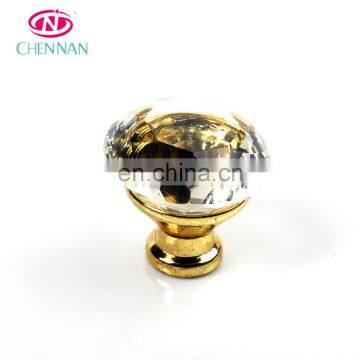 New products custom design crystal glass door drawer cabinet knobs for sale