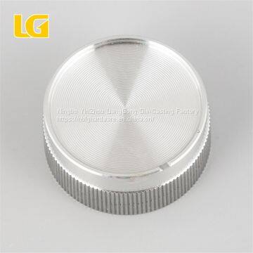 ISO9001 OEM China factory 40mm safe Aluminum white volume knob for car audio,Round black aluminum alloy knob,40mm Aluminum volume car audio knob