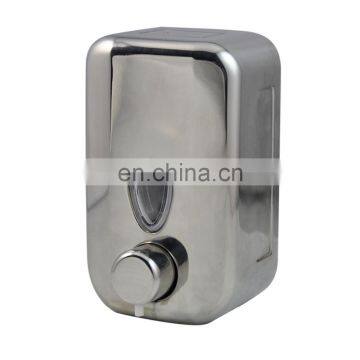 500ml 800ml 1000ml 304 Hand stainless steel soap dispenser wall mounted