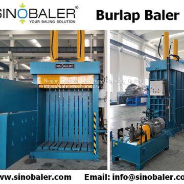 Burlap Baler Machine