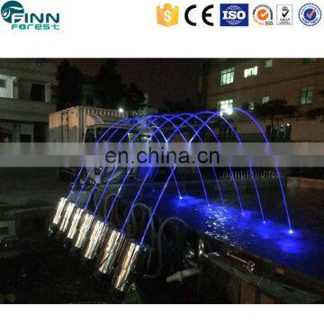 Colorful Laminar Fountain Pool Decoration