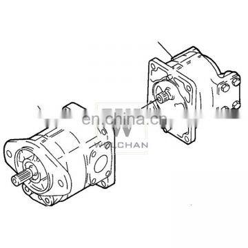 The Pilot Hydraulic Gear Pump 705-51-32080 Wheel Loader Hydraulic Gear Pump WA320-1 Double Pump