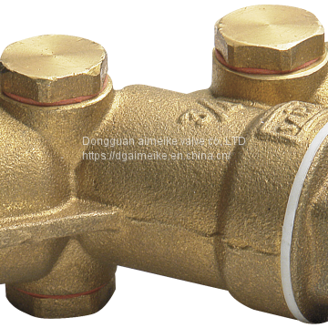 Strainer With Drain / Probe Holders Brass Valve 89DV Cast Iron Piston For EN1092 PN25