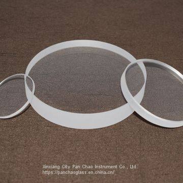 Clear Circular Quartz Glass Disc for Lab Use photo-2