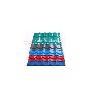 color coated   corrugated steel roofing sheet/