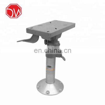 Aluminum Alloy Manual Adjustable Boat Seat Pedestal