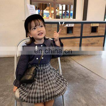 6799/ China Manufacturer Wholesale Kid Korea Fashion Cute Shirt Elegant Simple All Match Girls Top photo-3