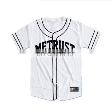 Low MOQ Custom Printed T shirts, Quick Dry T-shirt, Polyester Baseball Jersey