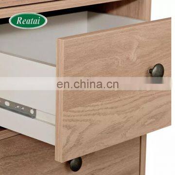 Dressing Table Coiffeuse Tocador Makeup Dressers Pink Mirror White Wood Wooden Style Sets Modern photo-6