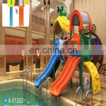 EU and US standard waterpark plastic slide for swimming pool