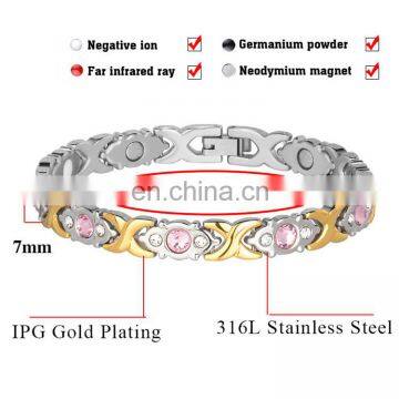 Strong Magnets Germanium 4 in 1 Magnetic Energy Bracelet for Women photo-5