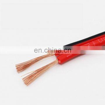 High Quality Ul2468 8 Awg 12Awg 14Awg Speaker Cable Pure Copper 2 Cores Flat Black And Red Speaker Wire Electrical Wire photo-7