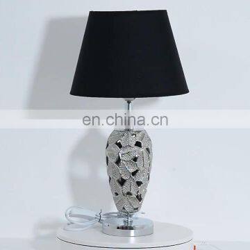 new design of flower pattern ceramic table lamp for reading room