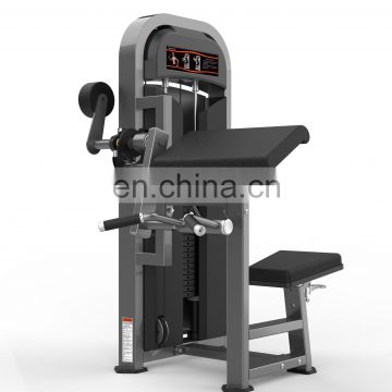 SM2-10 Top Quality Pin Loaded Indoor Body Building Life Fitness Equipment  Weight Fitness Machine Seated Biceps Curl For Sale