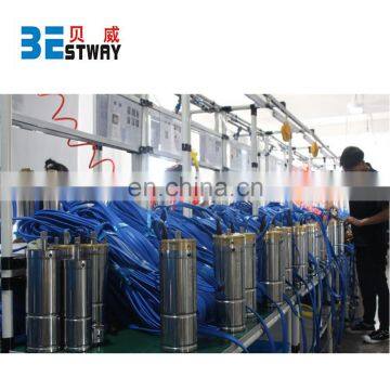 High Efficiency High Head Submersible 135 Meter Deep Well Solar Water Pump System photo-4