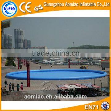 Custom commercial inflatable round water pools, water walker pools