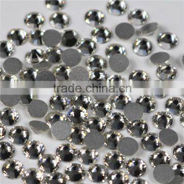 Top quality Wholesale clear crystal flatback non hotfix rhinestones for bags shoes