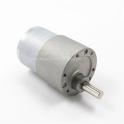 GM37-3530 High Quality 6Kg.cm Rated Torque 24V dc Gear Electric Motor 77rpm 37mm Metal Gearbox