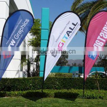 Wholesales Single/Double Sided Beach Flag,Feather Flag,Teardrop Flag