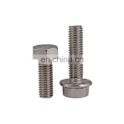 DIN 6921 10mm Bolts Grade 8.8 Zinc Coated Stainless Steel Serrated Flange Bolt Iso4162/ Din6921/en1665 Hex Flange Screws photo-2