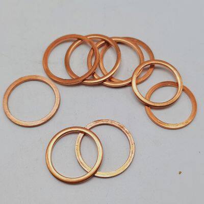 China Stamping Parts 10*14*1 Metal Fittings Hardware Fastener Ring Washer Flat Copper Ring Washer Washer photo-5