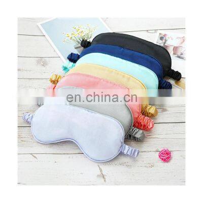 Women Imitated Silk Sleep Eye Mask Portable Travel Eyepatch Nap Eye Patch Rest Blindfold Cover Sleeping Mask Night Eyeshade