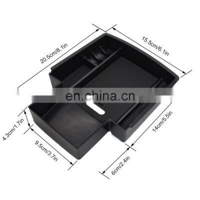 Interior Accessories Parts Silicone Armrest Rest Storage Box Center Control Console Organizer Tray For Audi S4 2013 photo-2