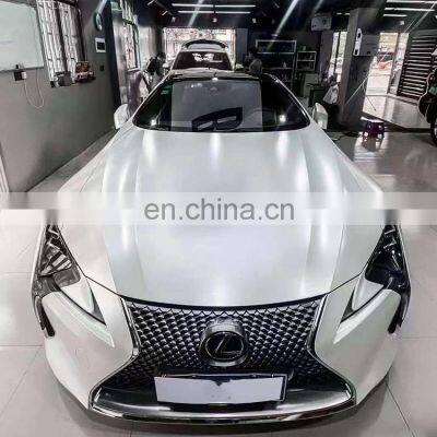 Electricity Light Metal White Car Vinyl Wrap Air Self-adhesive Decoration Roll Film Vehicle Auto Stickers