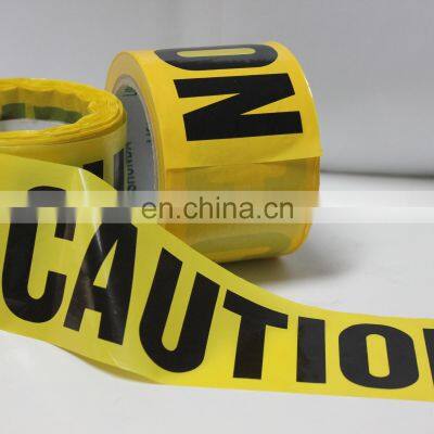 Non-adhesive PE Warning Tape PE Barricade Hazard Warning Caution Tape Barrier Safety Tape photo-3