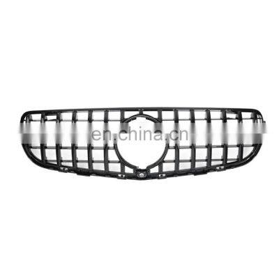 ABS Black GLC43 Car Mesh Grill for Mercedes Benz GLC-Class X253 GLC300 GLC43 AMG Sport Utility 4-Door 15-19 GT R Style