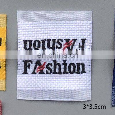Custom High Quality Neck Label For T Shirts Clothes Label Woven Label Manufacturer Shirt Tags photo-2