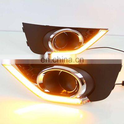 Daytimre runing light  front bumper  lights LED  fog lamp for Honda BR-V 2015 2016 Dynamic Sequential Turn Signal