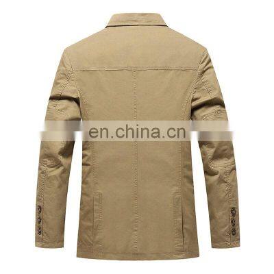 Zheng Wholesale Custom Men's New Casual 100% Cotton High Quality Large Size Small Suit Plus Size Men's Jackets photo-4