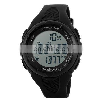 Popular wristwatches SKMEI 1108 promotion geneva watch  hiking watches 3d pedometer watch