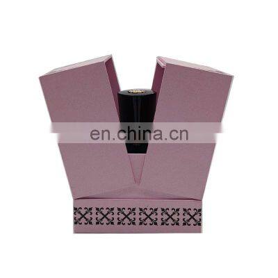 No Sticker Customized Size Wholesale Paper Carton Box With Color Print for Perfume Bottle Cosmetic Gift Packaging