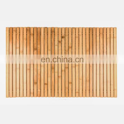 Hot sale eco-friendly bamboo bath mat living room hotel household bamboo mat