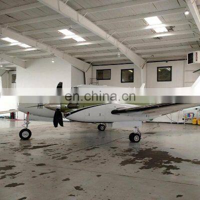 Modular Cheap Prefabricated Industrial Easy Assembly Steel Structure Small Aircraft Airplane Kit Hangar