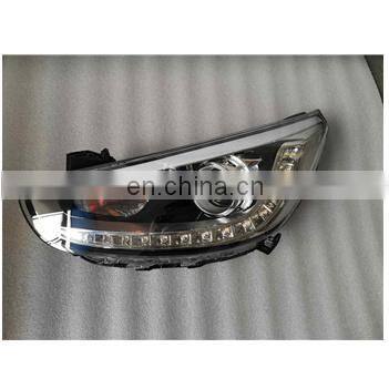 For accent 2012 2013 2014 92101-4L500 92102-4L500 head lamp with LED auto parts