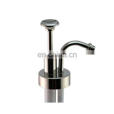 High Quality 1cc 2cc Dosage 33mm Brass Finished Glass Bottle Lotion Pump 24/400 Liquid Soap Pump Stopper photo-3