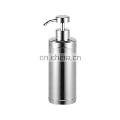 Custom Cosmetic Packaging 200Ml 250Ml 300Ml Hand Wash Liquid Dispenser Lotion Pump Bottle Stainless Steel With Pump Wholesale