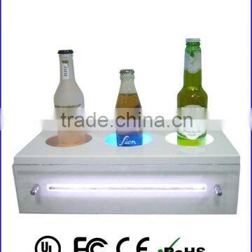 Hot new products for 2015 , acrylic bottle display , bottle led stand for promotion