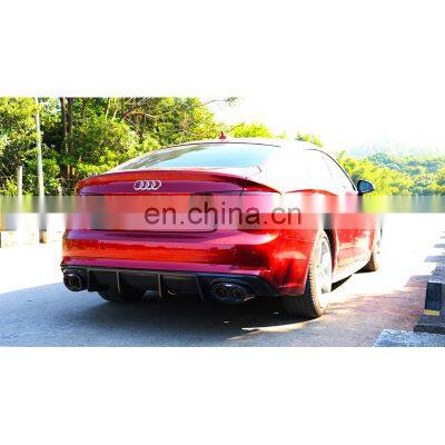 Easy to Install Customized Design Full-dry Carbon Fiber Process Car Bumper Kit Rear Diffuser Lip For AUDI A5 B9