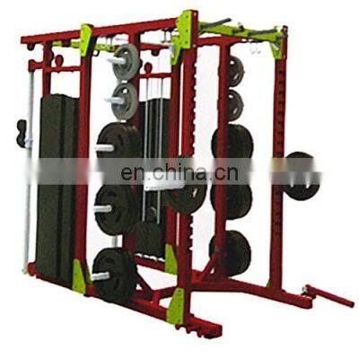 wholesaler price gym fitness equipment ASJ-S089 multi functional trainer squat machine