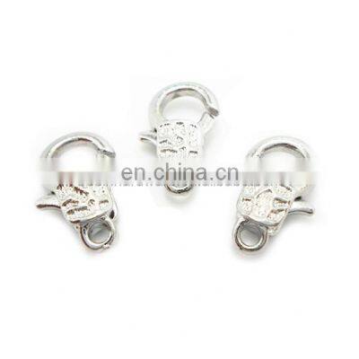 Zinc Alloy Metal Keychain Lobster Clasp Stainless Steel Trendy Accessories Patterned Lobster Clasp