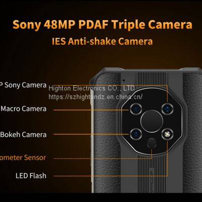 HiDON Factory Price 6.52 Inch 5G Android 11.0 Octa-Core IP68/IP69K 8GB+128GB Rugged Phone With NFC+PTT+5G Dual Sim Card+SOS+Navigation photo-3