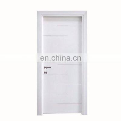 Insulated solid wood flush indoor room bedrooms modern timber frames designs wooden door decoration